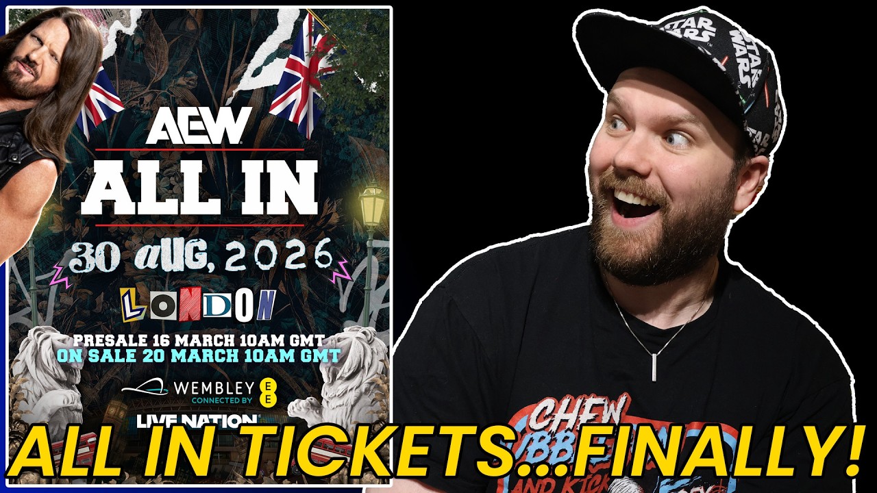 AEW: All In London 2026 — Наконец-то раскрыта информация о билетах! Что вам нужно знать!