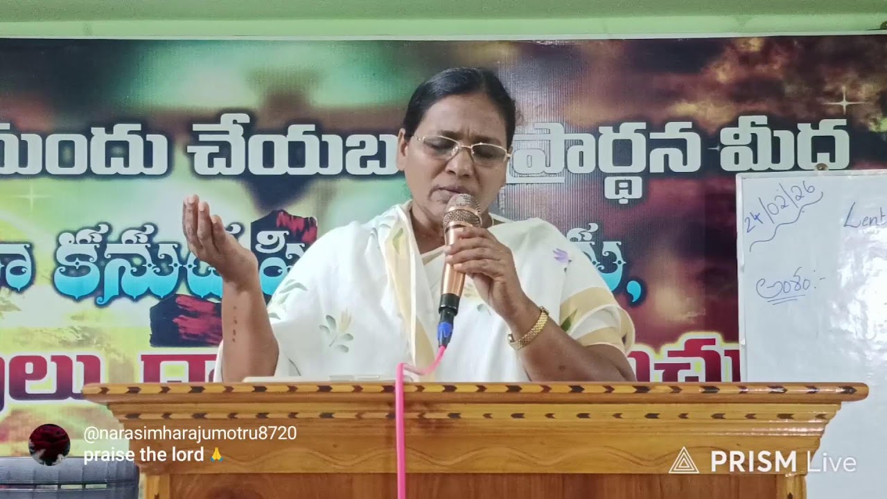 JCPF Church Live--- Lent days-- Day 6/40 --24-02-26