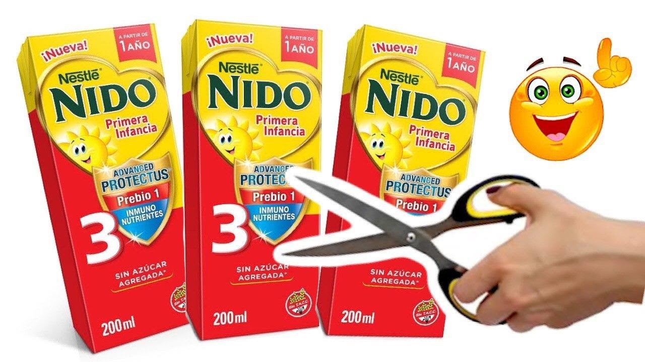 De Basura A Lujo! - 3 Ideas Reciclando Cajas de Leche
