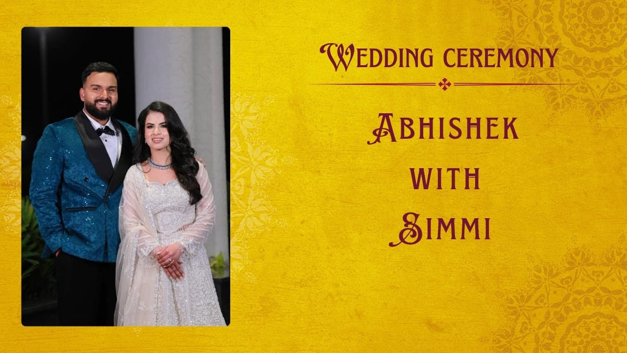 Wedding Ceremony || Abhishek With Simmi || Vippen Studio Mob: 94173-08183.