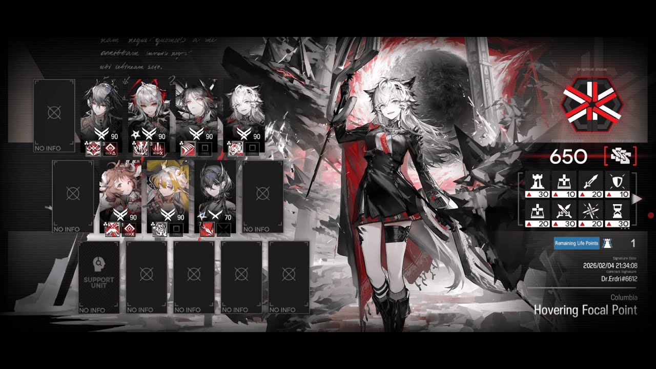 [Arknights] CC#4 Main Map 650 Points | Arclight | Hovering Focal Point