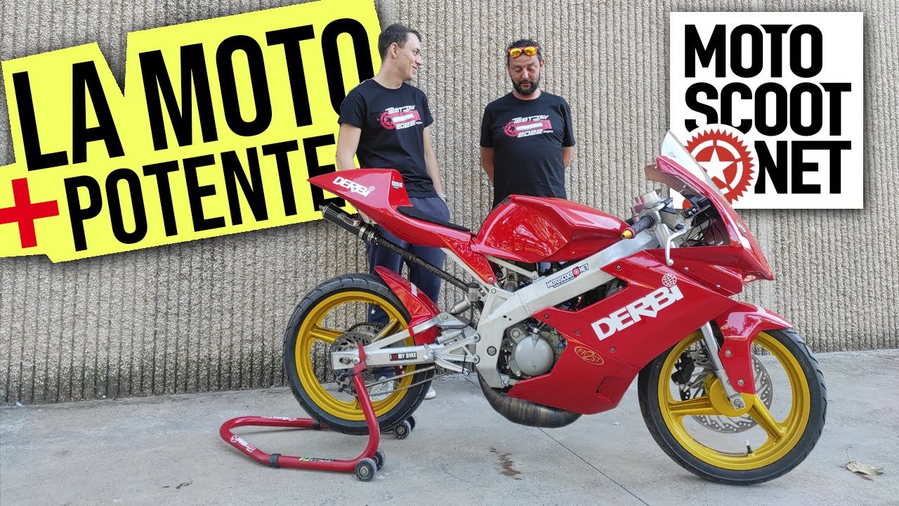 LA MOTO DE 49CC MÁS RÁPIDA DE ESPAÑA - DERBI GPR 2FAST 106CC EN MOTOSCOOT 2022