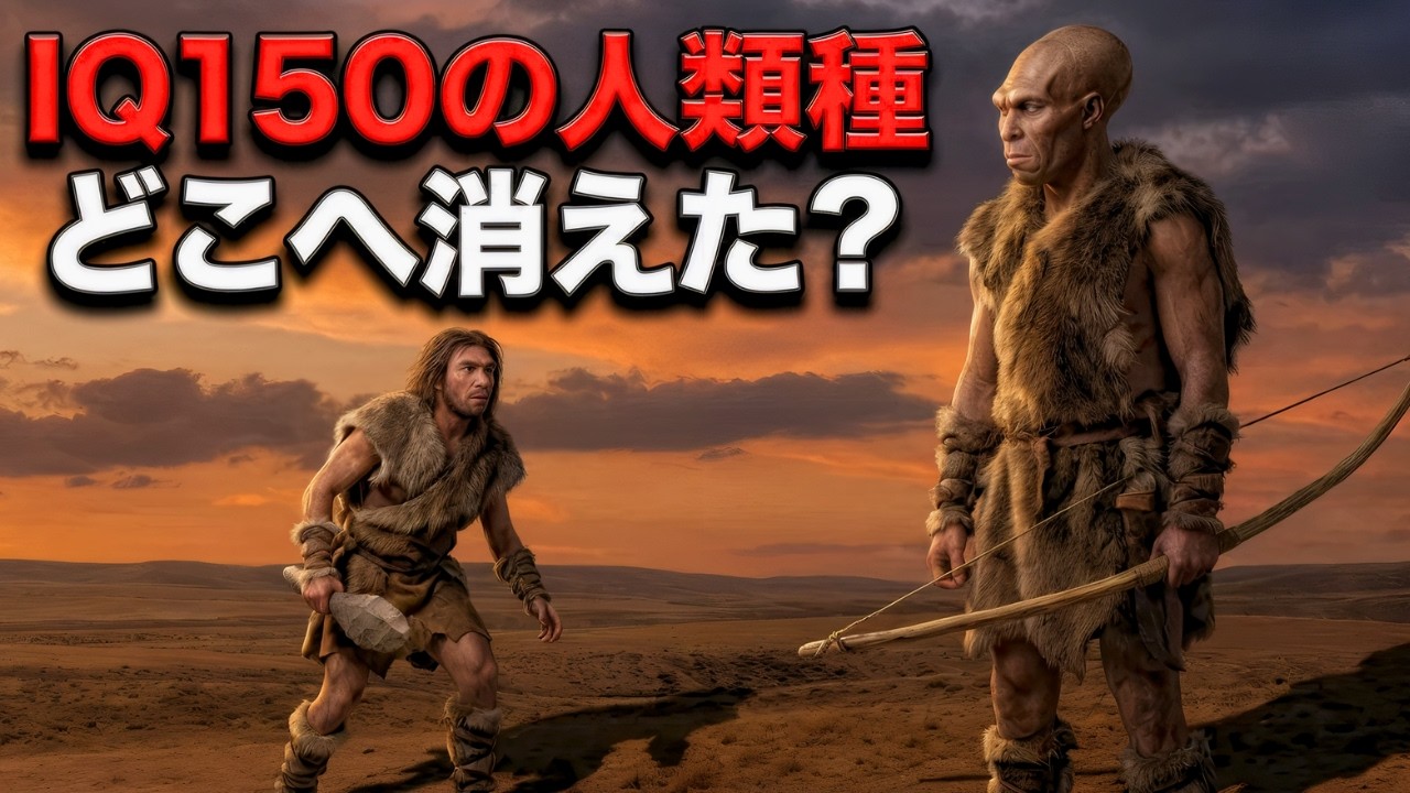 3万年前のボスコプ人！巨大脳容量の化石記録と絶滅の進化論とは？