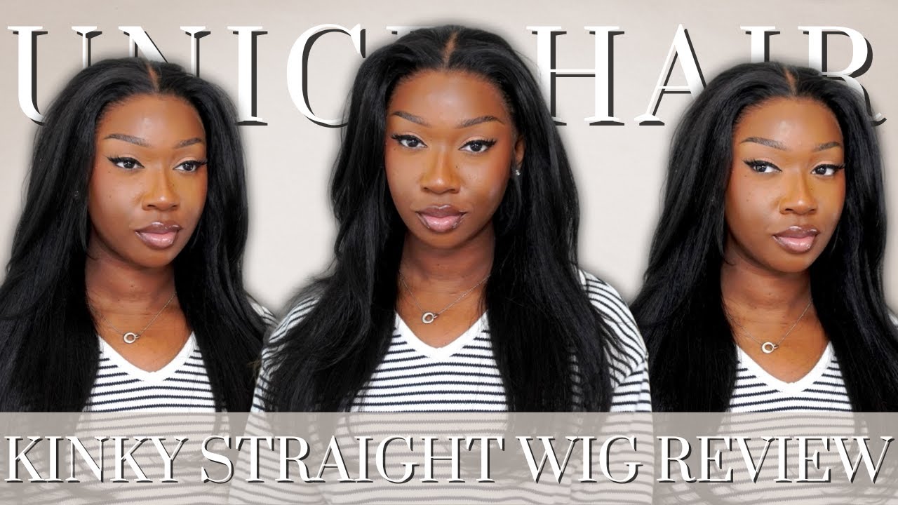 😱 THE MOST NATURAL Glueless Kinky Straight HD Wig 😱 | ft UNice Hair