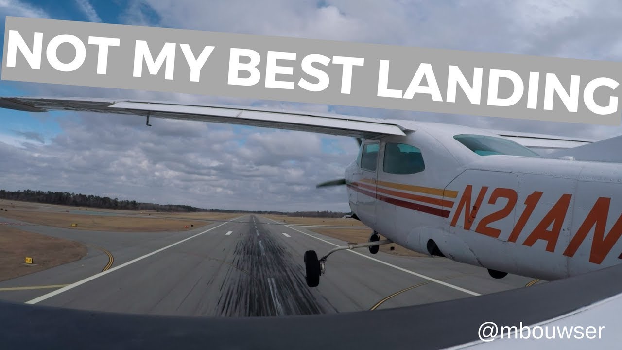 Cessna 210 Not My Best Landing 