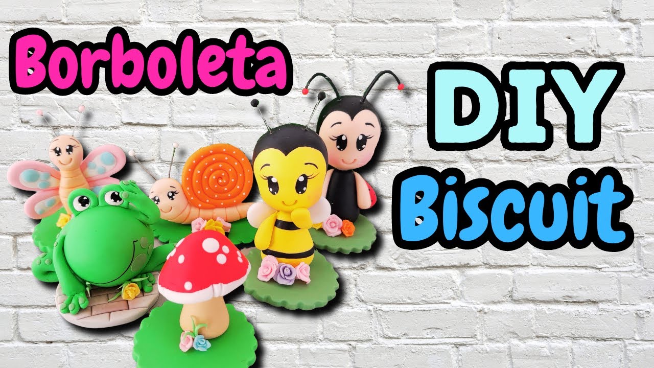 DIY - BORBOLETA DE BISCUIT 