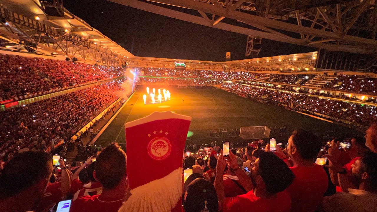 🔴⚪️🎵Όταν ο ύμνος του Ολυμπιακού ακούστηκε στην #AEK Arena ! Conference final 2024 #Olympiacos Athens