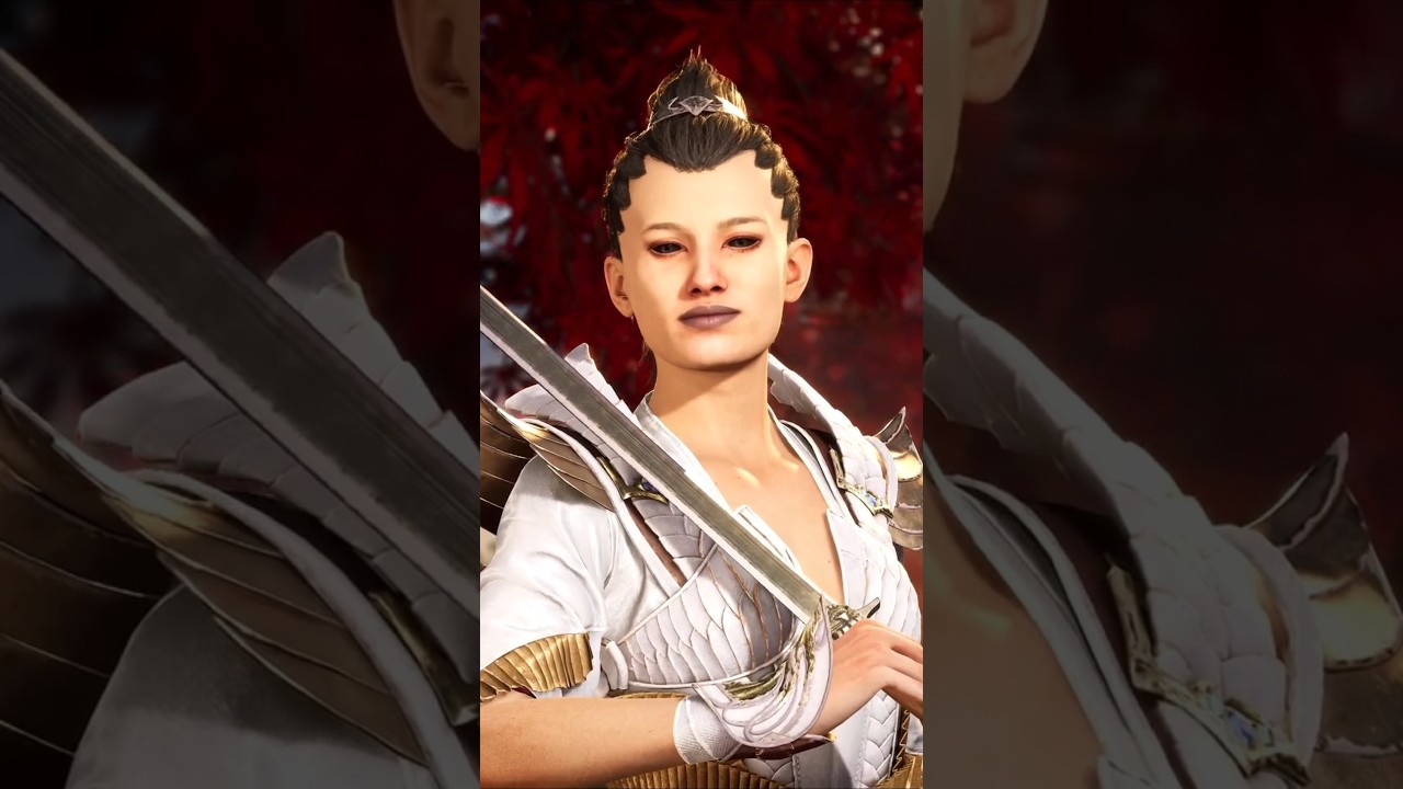 Eyebrows & No Face Marks for Ashrah - Skin Mod Showcase - Mortal Kombat 1