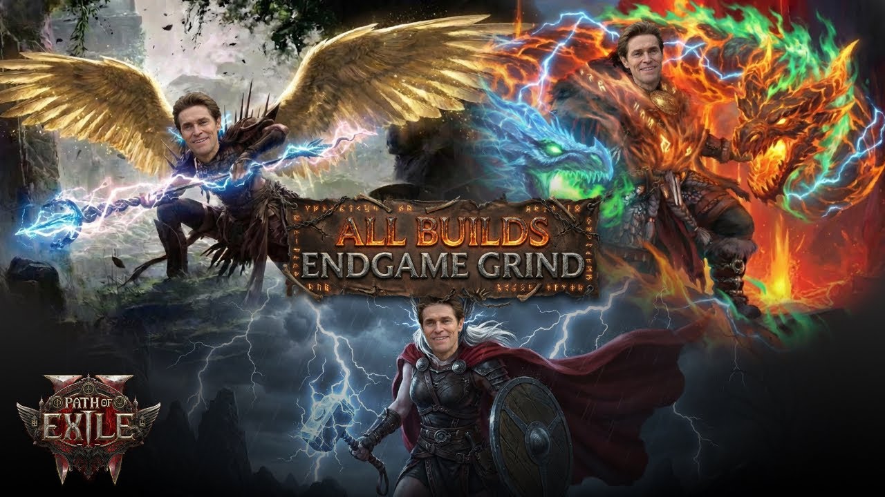 All builds endgame grind, lvl96+, Free Ascend runs/community help, 0.4 PoE 2