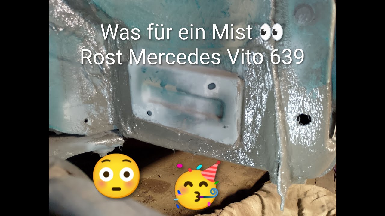 Was für ein Mist, äh Rost, Vito 639, Rost Neuanfertigung Wagenheberaufnahme, Schweller, Radkasten