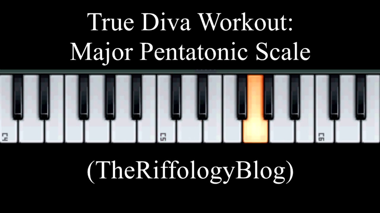 True Diva Vocal Warm Up - Major Pentatonic Work Out