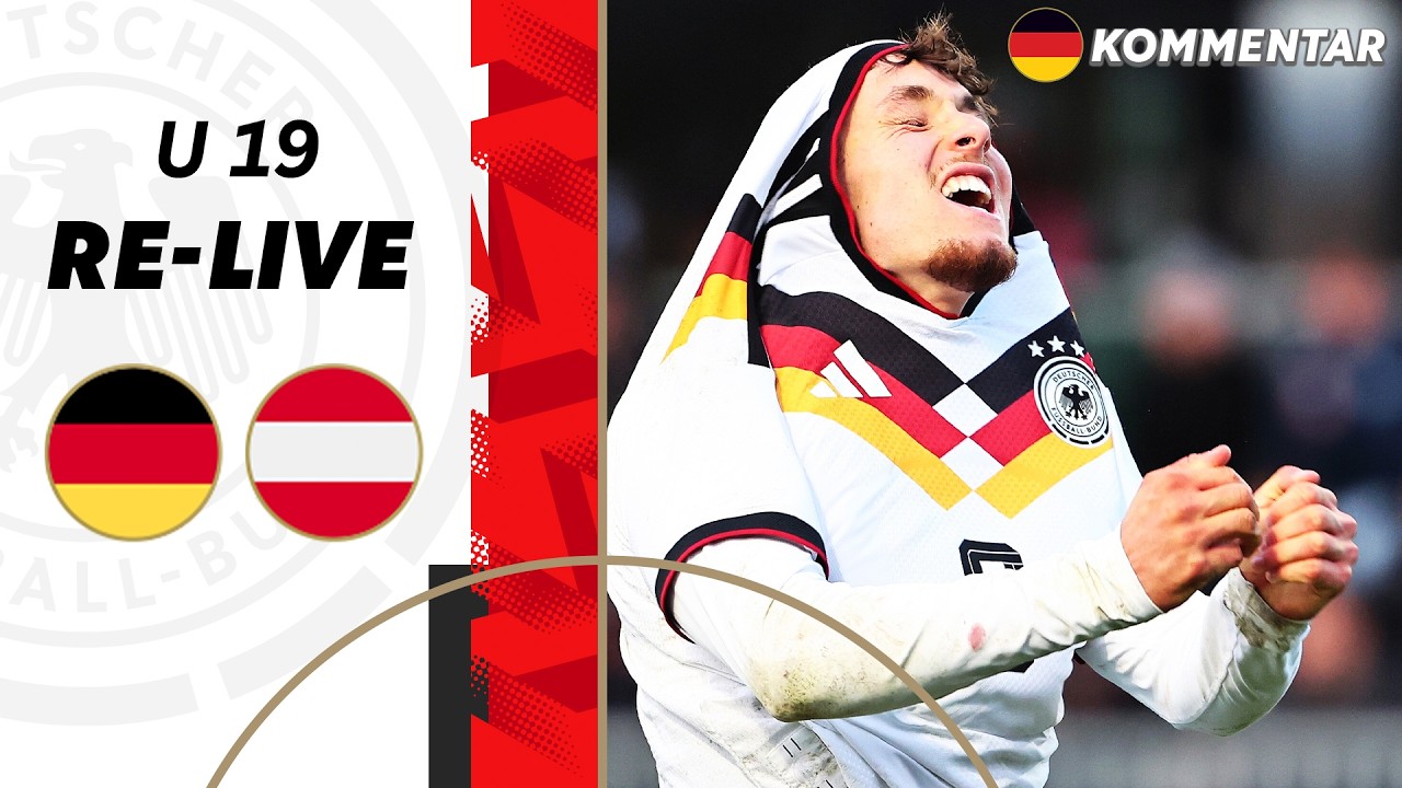 LIVE 🔴 Deutschland - &Ouml;sterreich | L&auml;nderspiel der U 19-Junioren | EM-Qualifikation