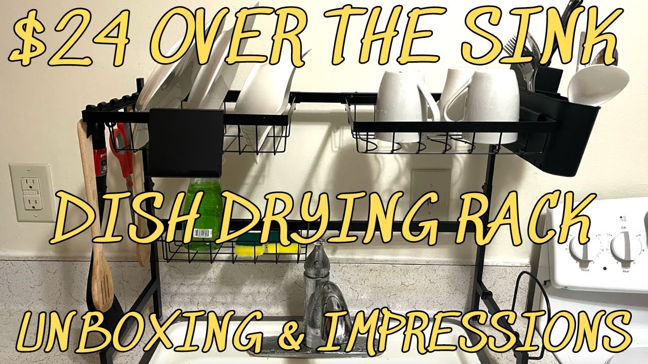 $24 Over The Sink Dish Drying Rack - ADBIU | Unboxing & Impressions | September 2024 #whattmeter