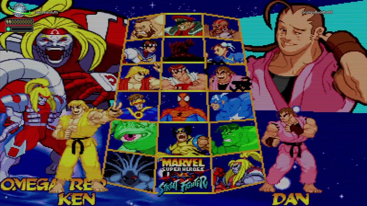 MARVEL vs. CAPCOM Fighting Collection: superheroes versus street fighter with rawrbear 1