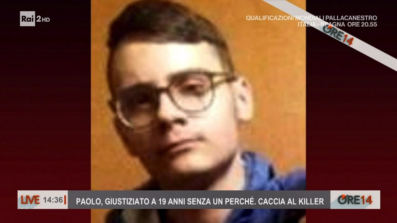 Paolo Stasi, giustiziato a 19 anni senza un perchè, caccia al killer - Ore 14 del 11/11/2022