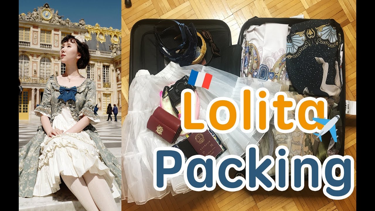 PACKING TIPS for Lolita! ~How I packed for 12-day trip to Europe