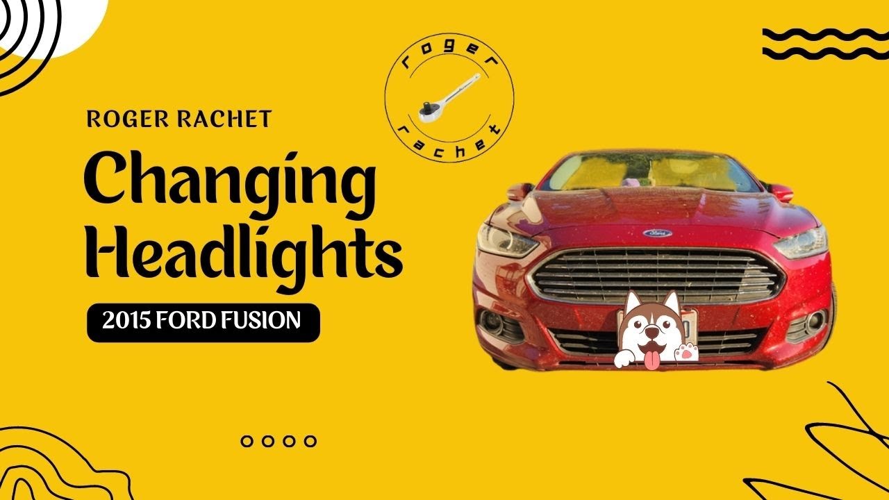 How To Change/Install LED Headlights on a 2015 Ford Fusion | Front Bumper Removal
