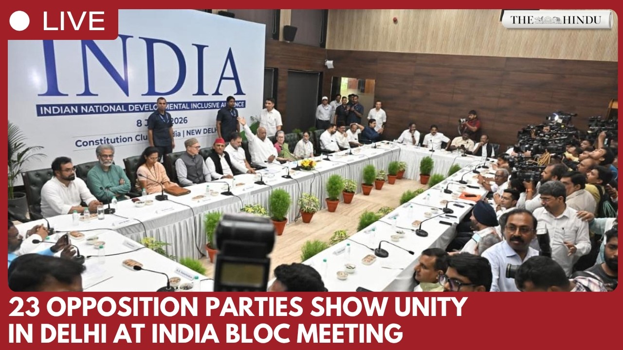 23 Opposition Parties attend 'INDIA Janbandhan' meeting in Delhi