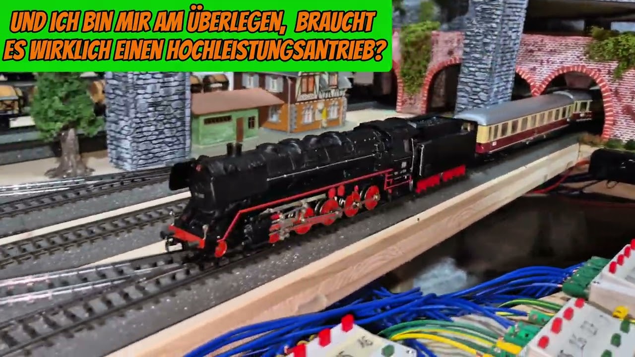 Zimmi's MoBa Teil 31 Märklin H0/SBB Doppeltraktion/ BR 050 082-7  und BR 44 690 in Fahrt