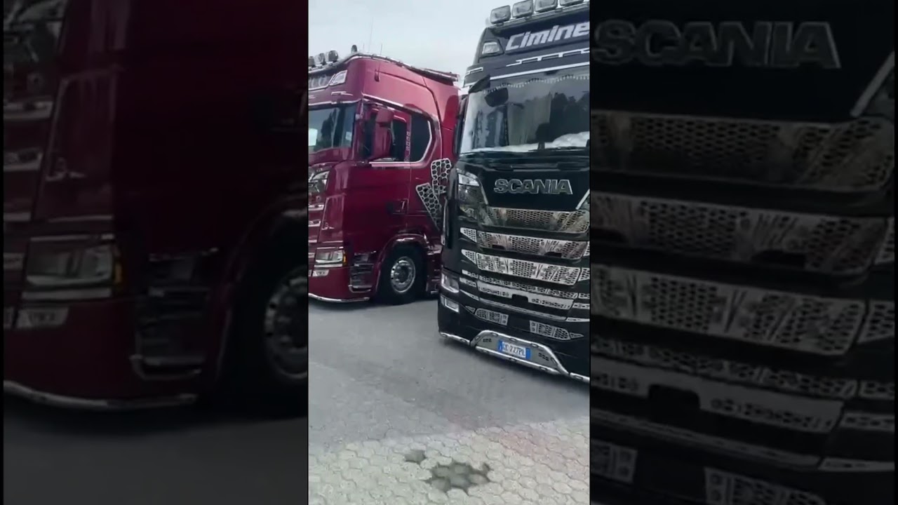 #ciężar&oacute;wka #scania #v8