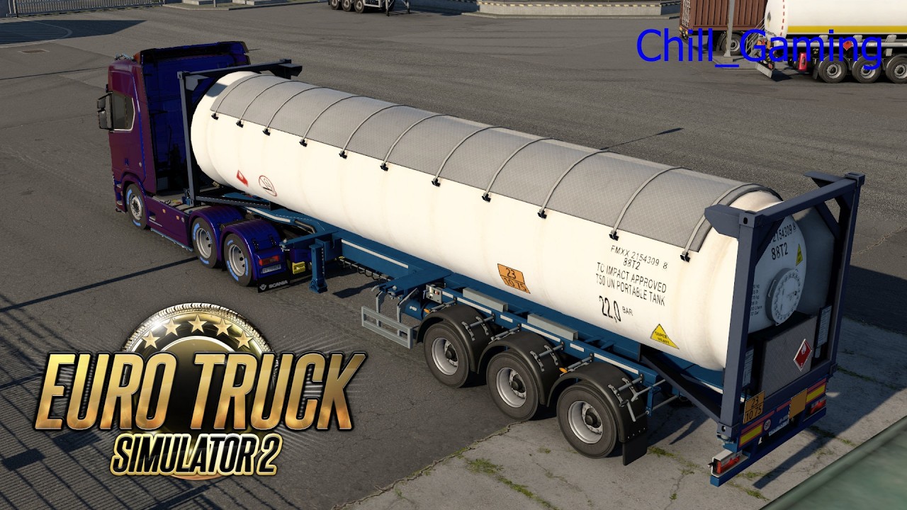ETS2 | flammable and dangerous cargo one run delivery | no comments