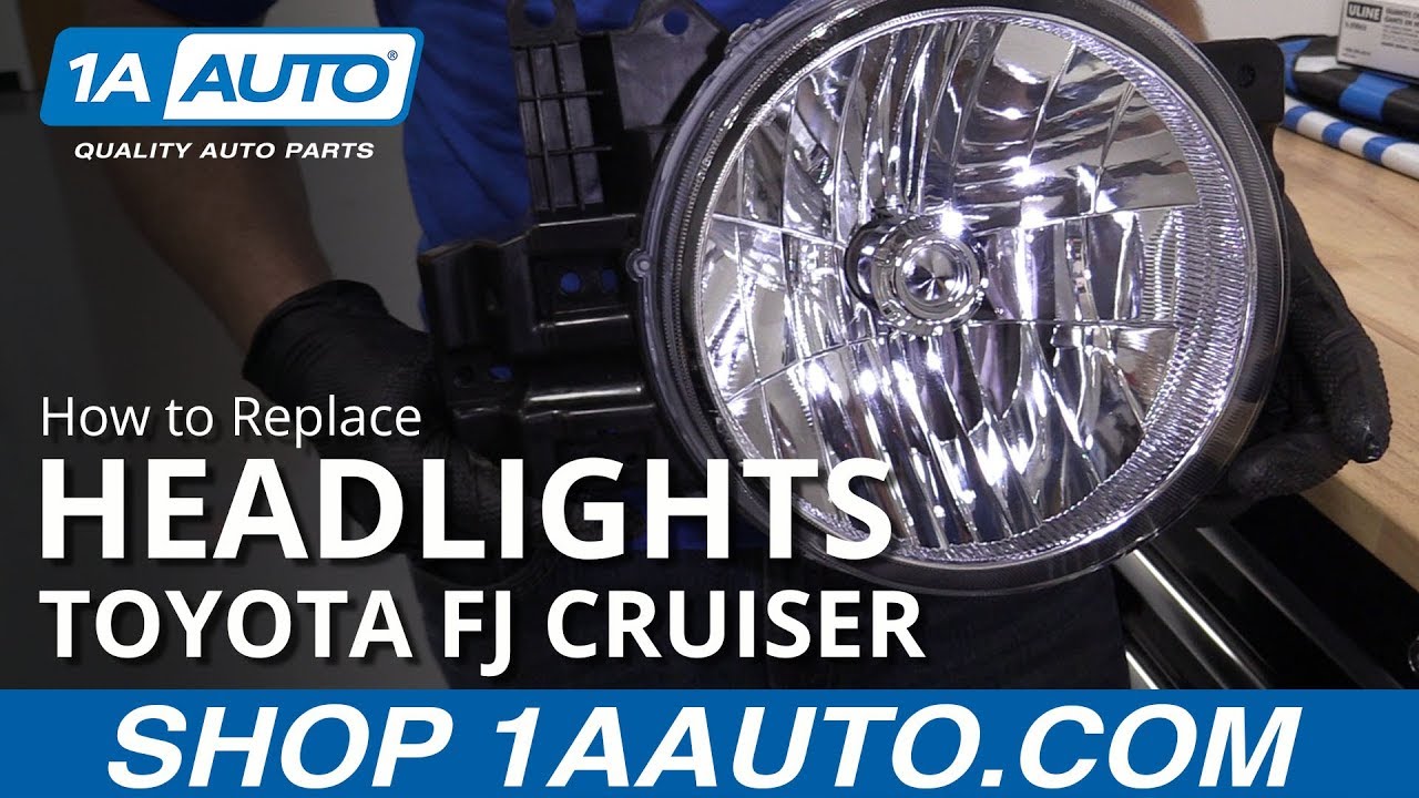 How to Replace Headlights 07-11 Toyota FJ Cruiser