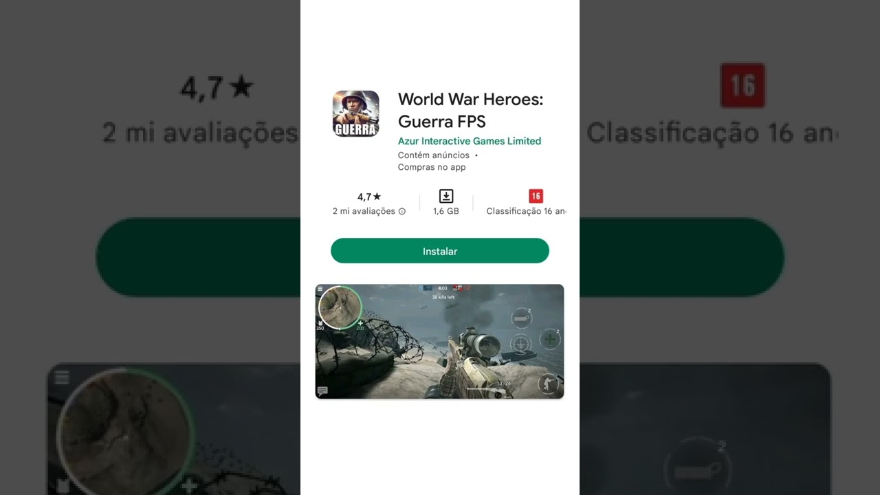 Top 4 jogos de guerra para Android #melhoresjogos