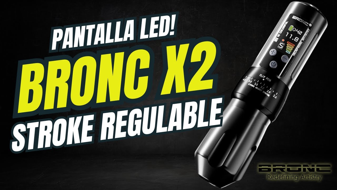 NO COMPRES maquinas de tatuar BRONC.. SIN VER ESTE VIDEO - BRONC X2