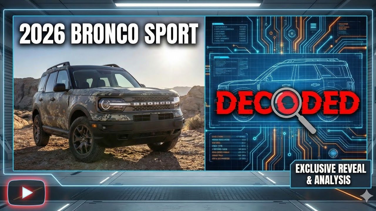 2026 Ford Bronco Sport Decoded 