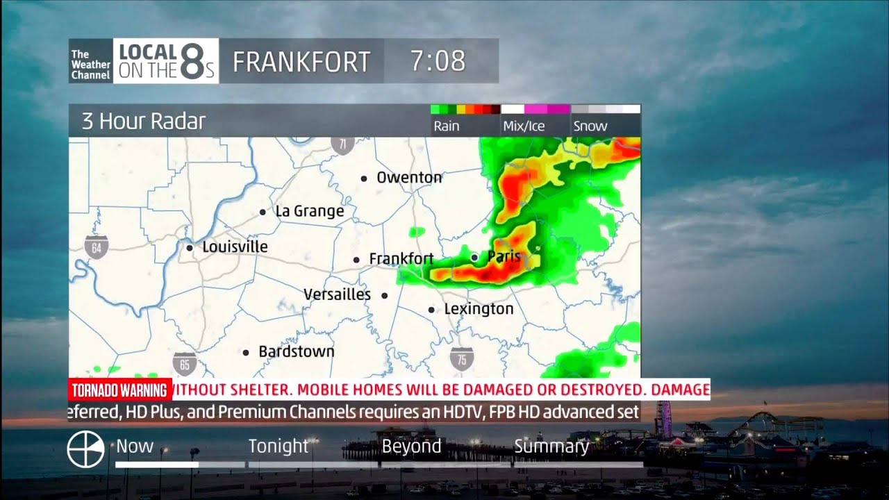 The Weather Channel - EAS & Frankfort, KY HD Local Forecast and Live Update  - 10/7/2014 7:04-7:10pm