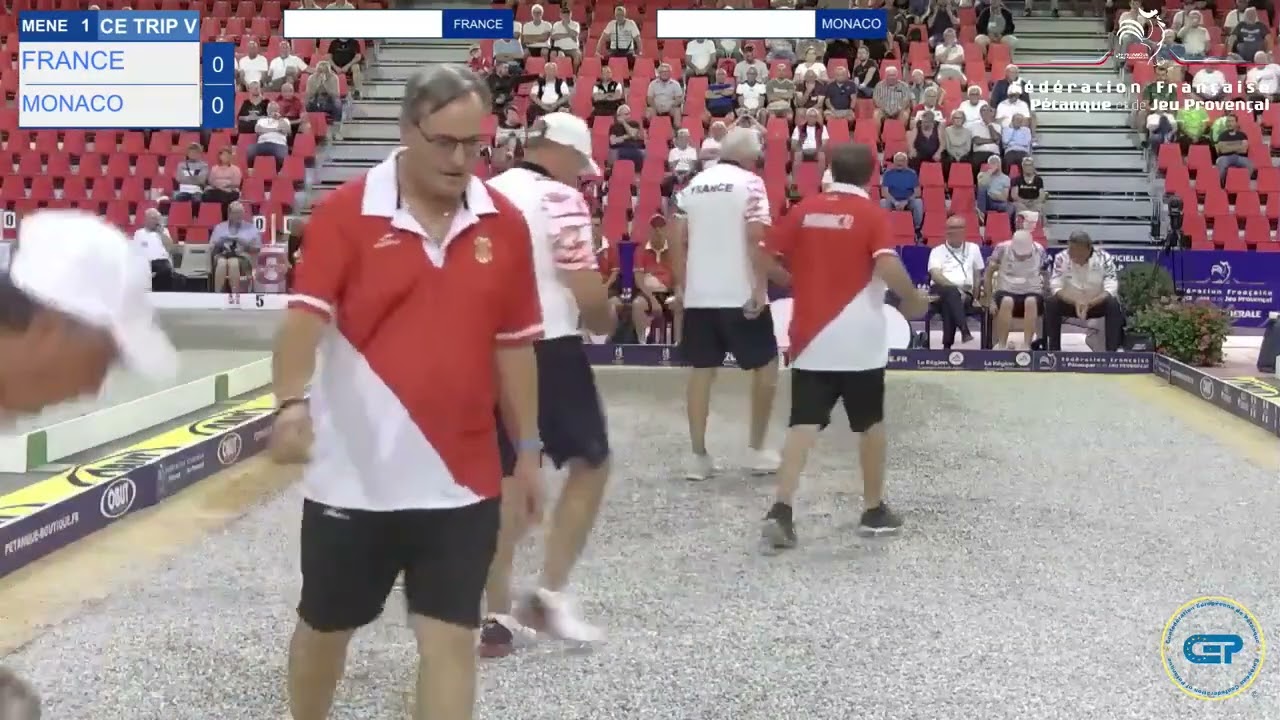 Finale France/Monaco - Championnats d'Europe Albertville Pétanque 2023