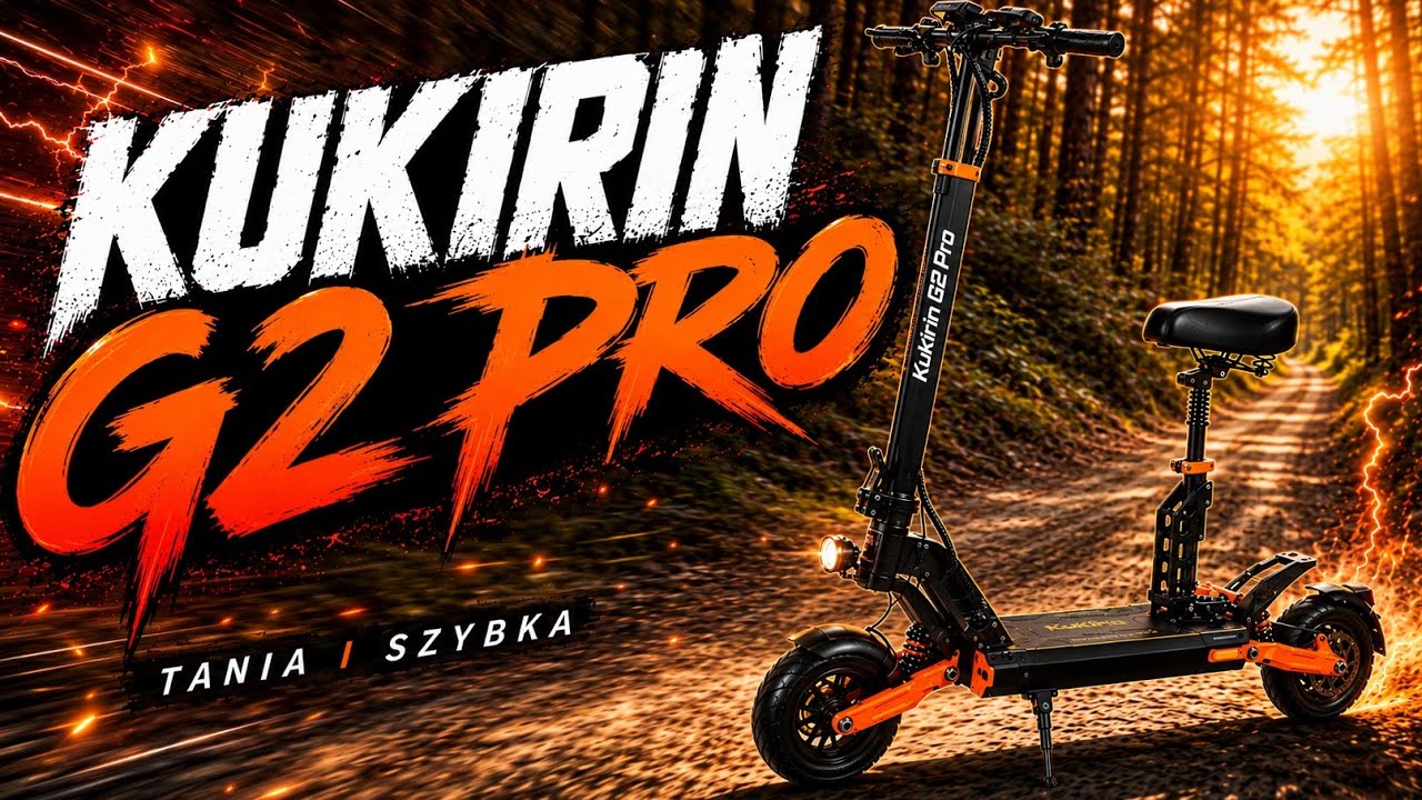 🔥 KUKIRIN G2 PRO ⚡ TANIA HULAJNOGA, KT&Oacute;RA NAPRAWDĘ JEDZIE 45 KM/H!? 😱 UNBOXING + JAZDA PR&Oacute;BNA