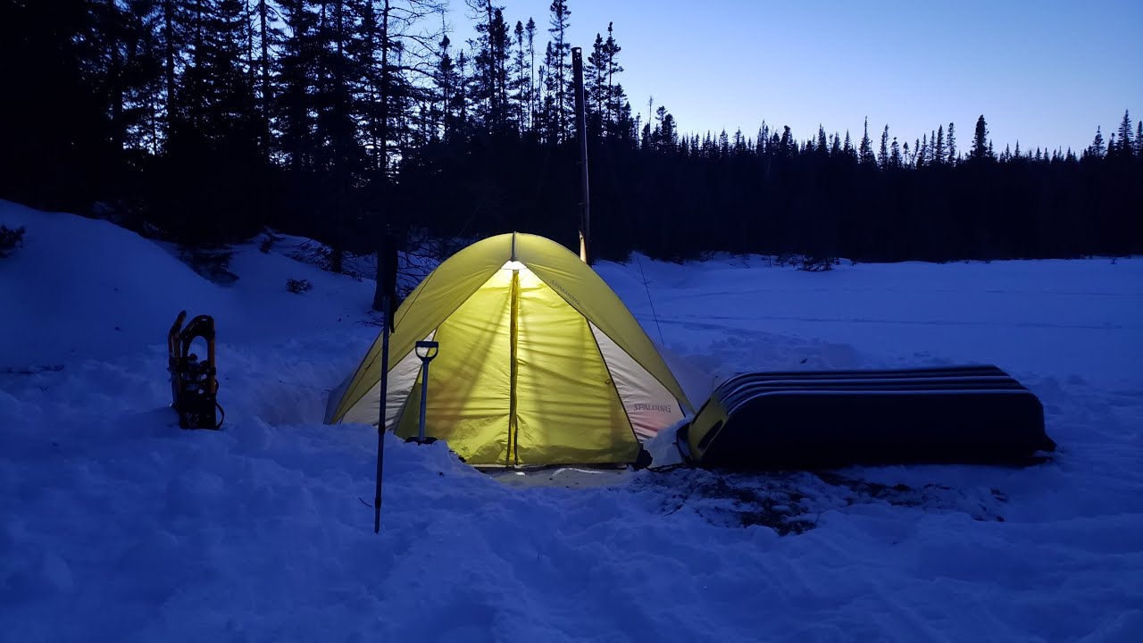 Late Winter Hot Tent Overnighter