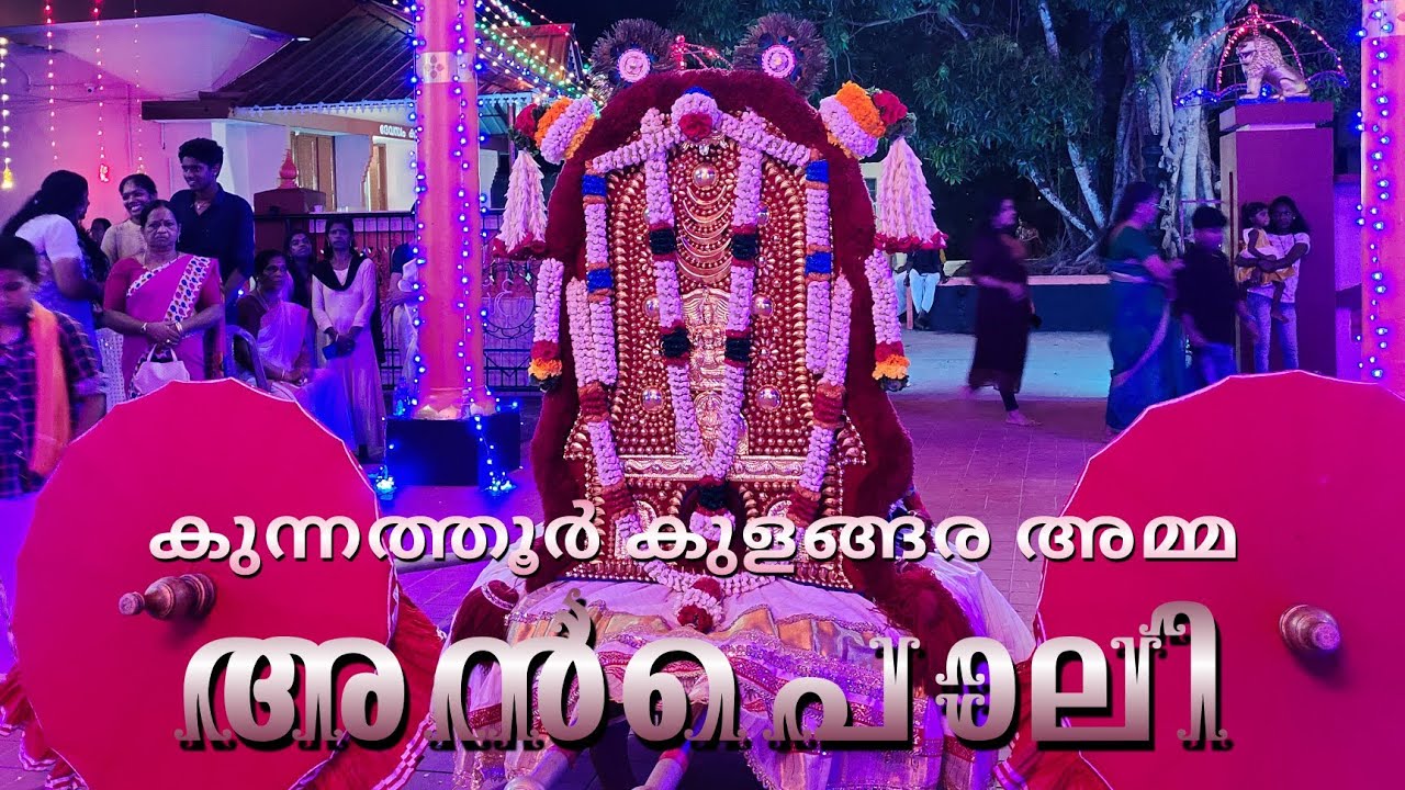 kulangara anpoli 2024 കുളങ്ങര അമ്മയുടെ മനോഹരമായ അൻപൊലി എഴുന്നള്ളത്ത് #kulangarayamma anpoli #anpoli
