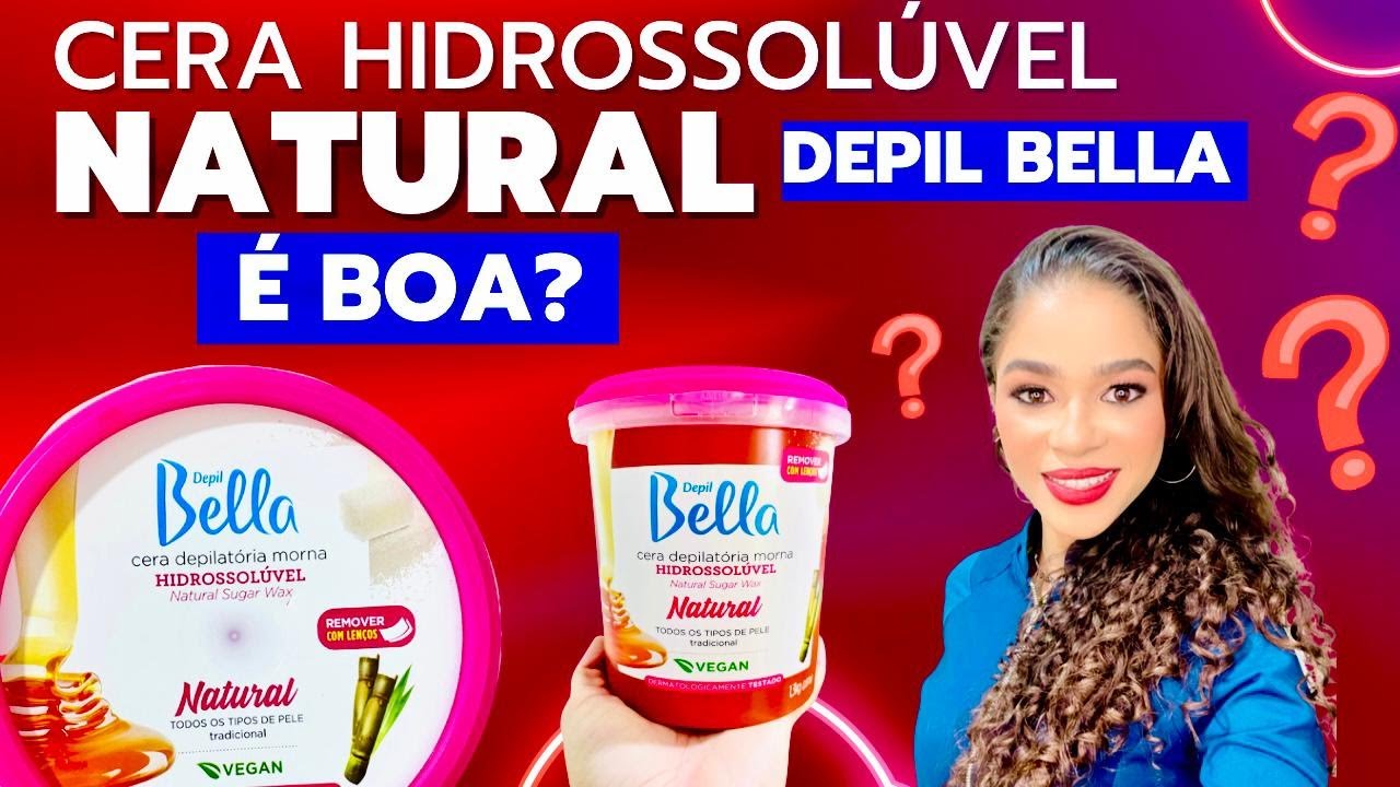 Resenha da Cera Natural Hidrossolúvel Depil Bella (Depilação de Barriga)