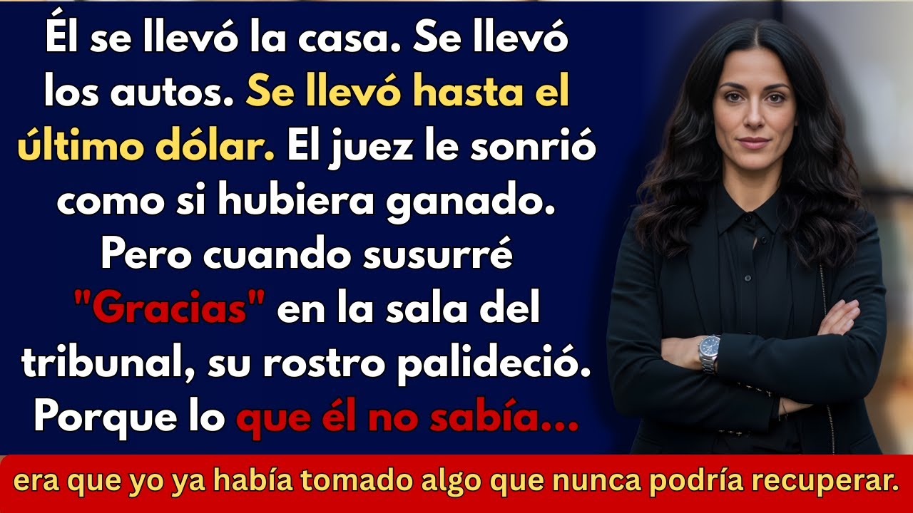 Mi esposo se llevó todo en el divorcio — yo sonreí y dije: 