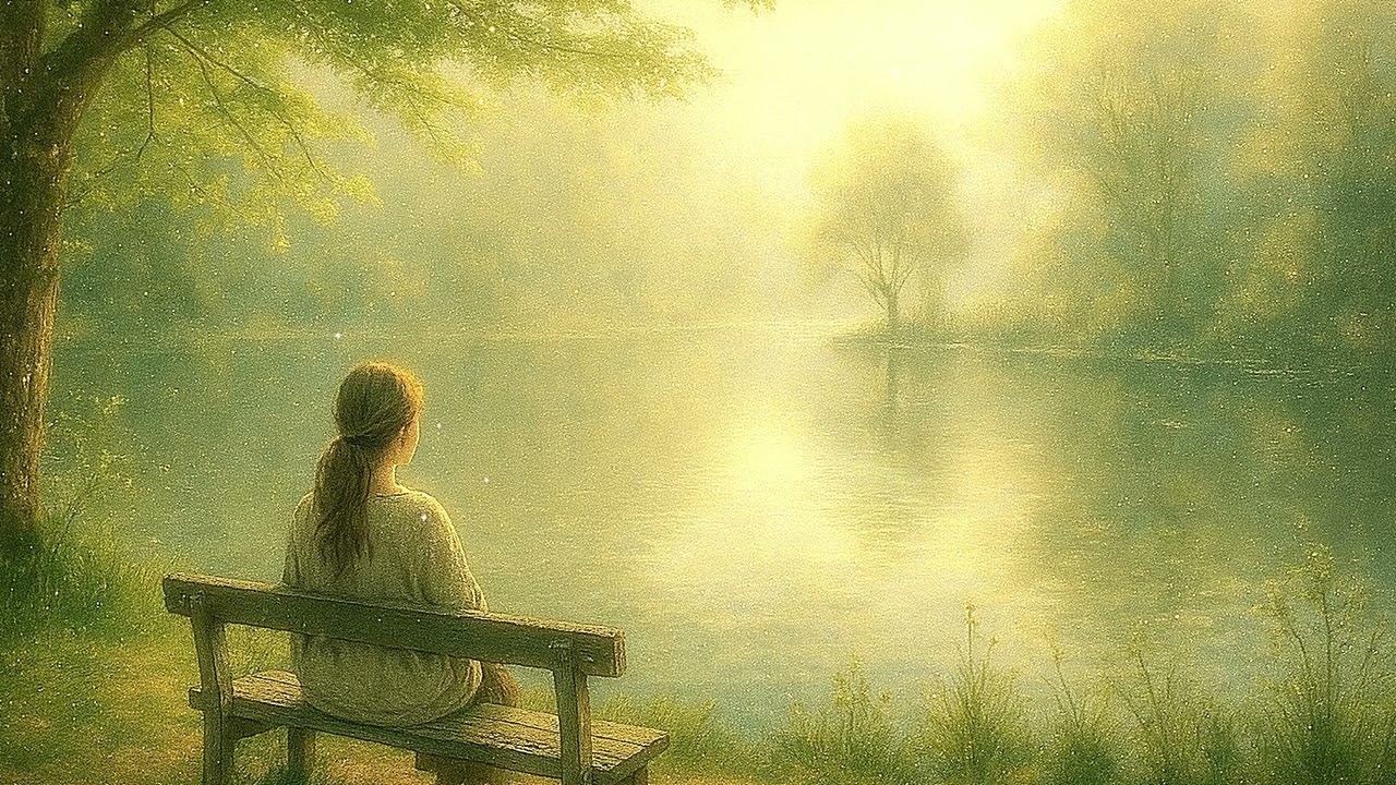 🌅🍃 Solitude by the Lake Ambience | Calming Meditation Music for Inner Peace
