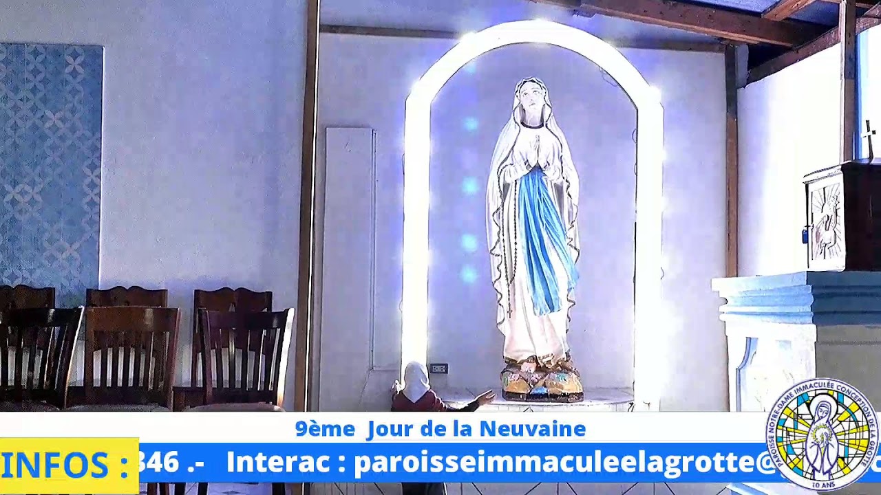 9ème Jour de Neuvaine à Notre Dame de L'Immaculée. Messe 4h 30