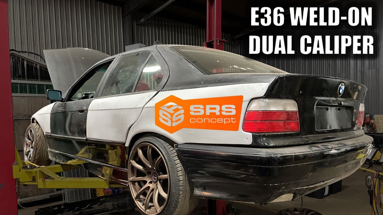 E36 Hydraulic Handbrake Install - Weld on Dual Calipers