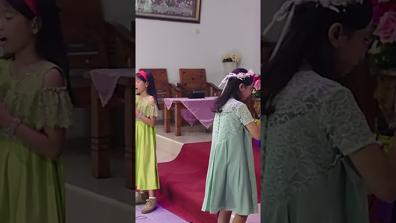 Singing & Painting - I Surrender All | Parheheon Sekolah Minggu HKBP BTP 2024