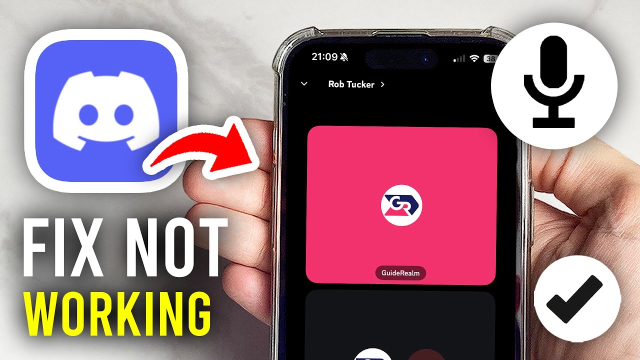 How To Fix Discord Mic Not Working Mobile - Full Guide