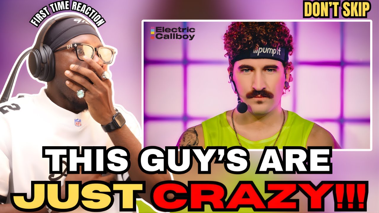 THIS GUY'S ARE JUST CRAZY LOL | Electric Callboy   PUMP IT OFFICIAL VIDEO | FIRST REACTION #reaction