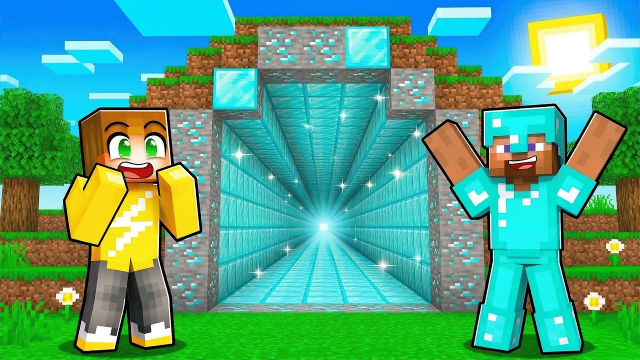 Langste Diamond Tunnel Gevonden In Minecraft (Survival)