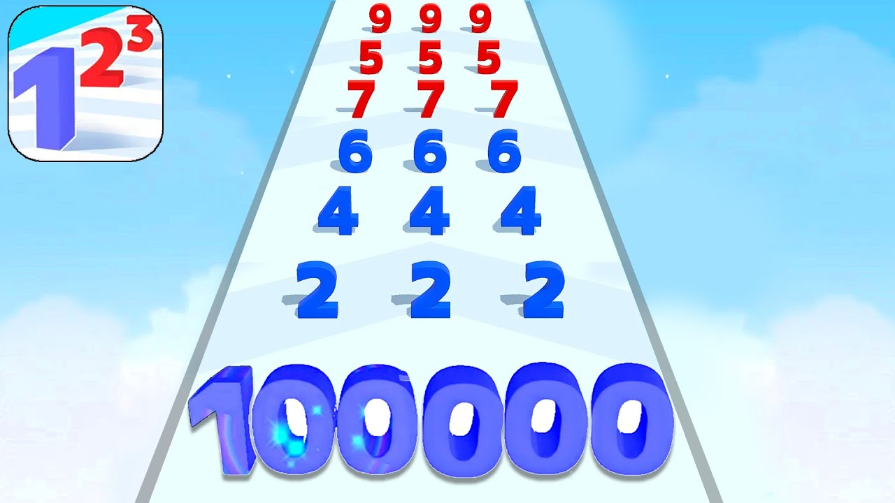 📌Satisfying Mobile Game Number Masters Play 1000 Levesl Tiktok Gameplay Walkthrough iOS,Android