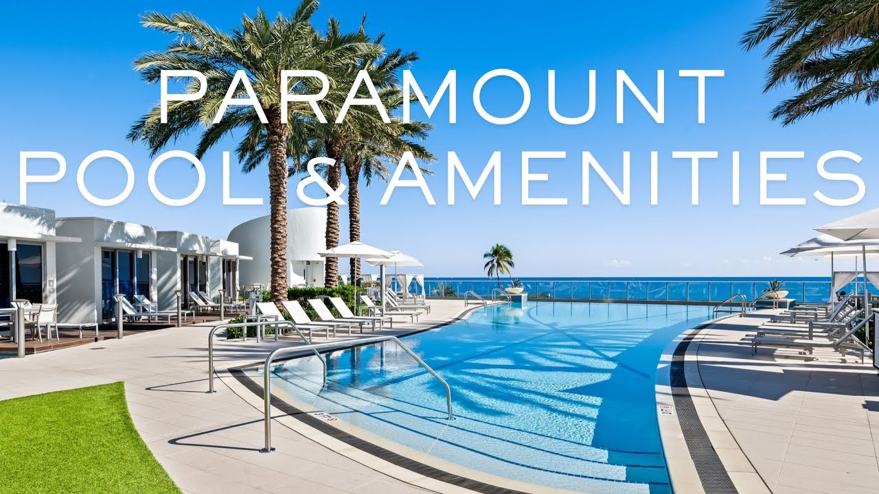 Paramount Fort Lauderdale, ЭКСКУРСИЯ В ПРЯМОМ ЭФИРЕ — Бассейн и удобства