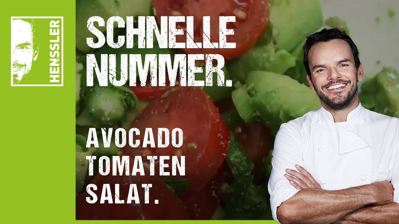 Schnelles Salat-Rezept mit Avocado und Tomaten von Steffen Henssler