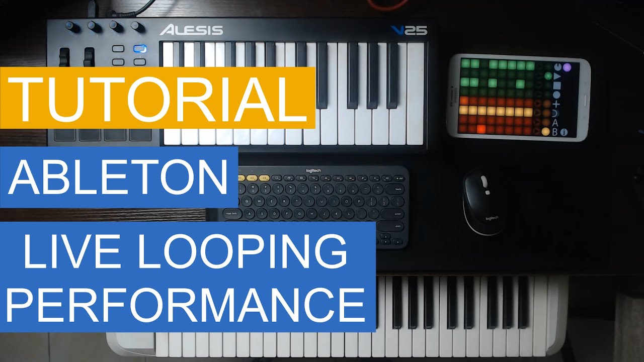 Live Looping Tutorial Ableton Live | Basic Live performance Ableton Live