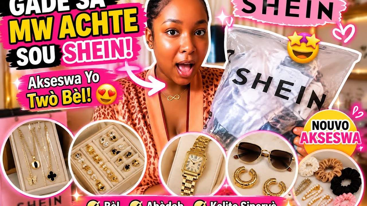 Vin Ouvri Package SHEIN Sa Avèm 🫣Tout Sa Mwen Achte Pou Yon Tikal Kob😍