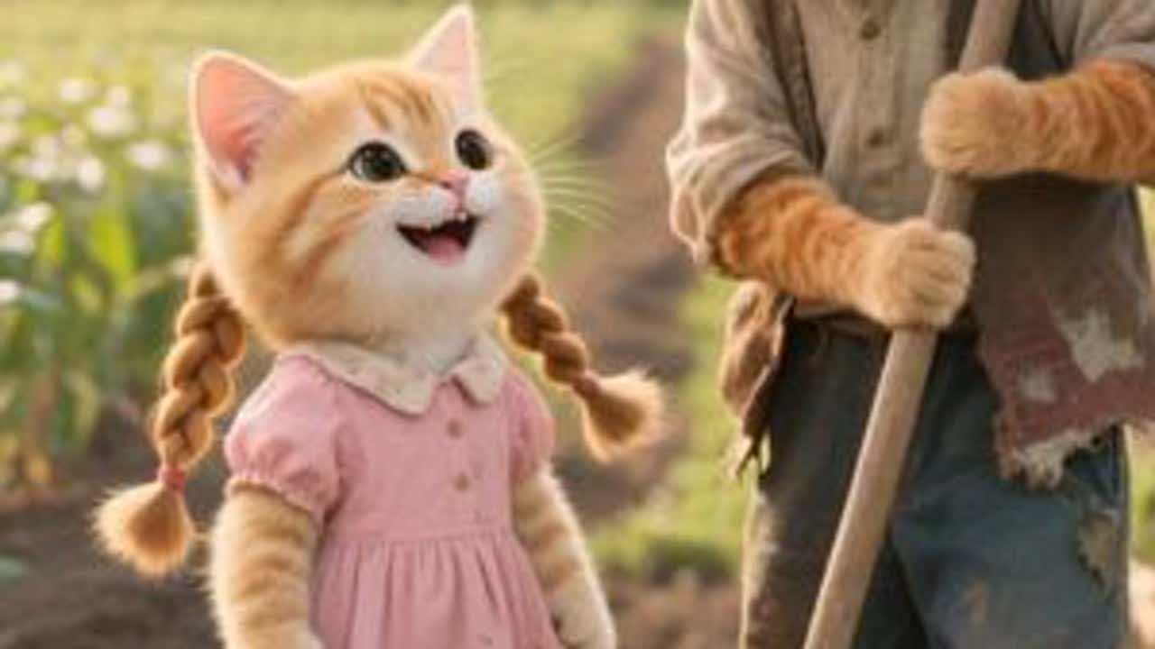 #原创视频 #热点 #大橘猫 #暖春电影 #也太可爱了吧 这是爷爷与小橘的故事，小橘从小就是孤儿被好心的爷爷收养，几次被不能生育的婶婶送走都没有成功！完整版！