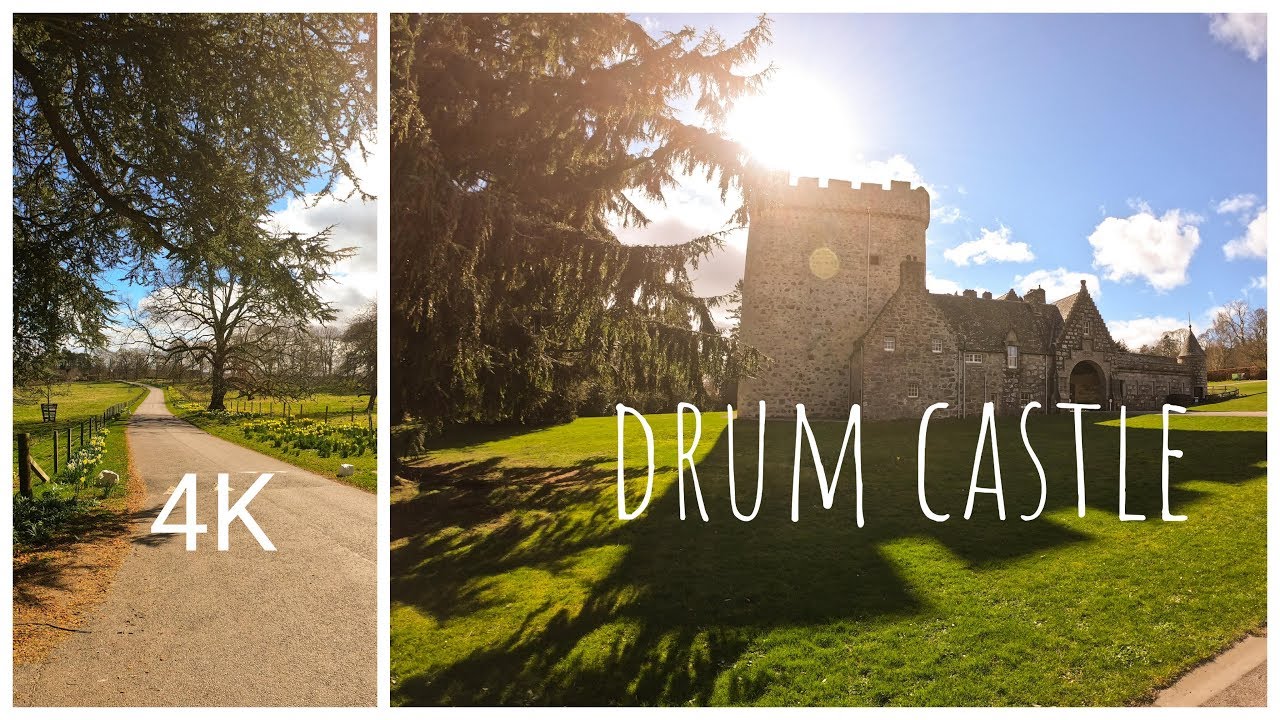 Drum Castle Aberdeen Scotland 4K March 2019